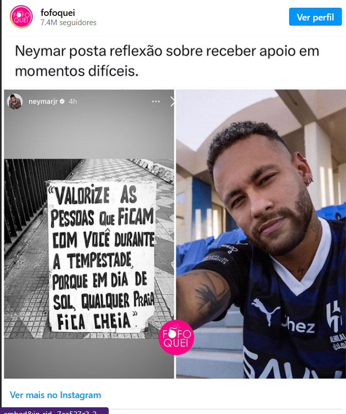 Neymar: Desabafo e Desafios Pós-Término