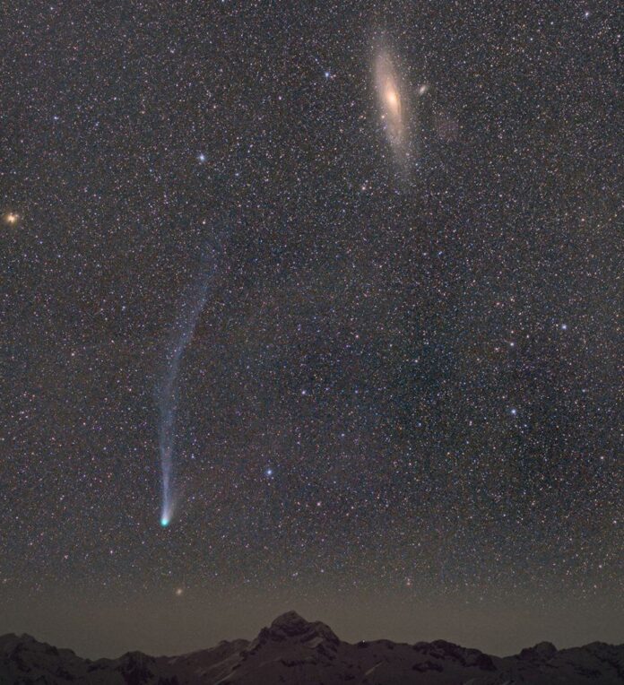 Observação do Cometa do Diabo