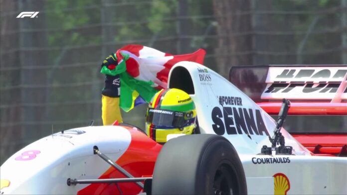 Vettel Homenageia Senna em Ímola