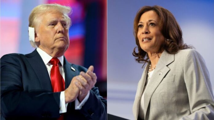 Kamala Empatada com Trump