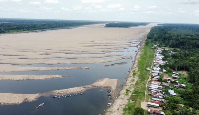 Rio Solimões Seca Novamente