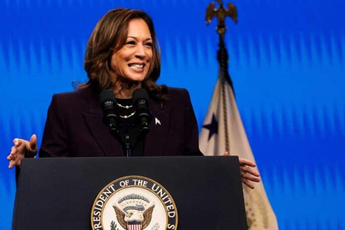 Kamala lidera Trump nas pesquisas 2024