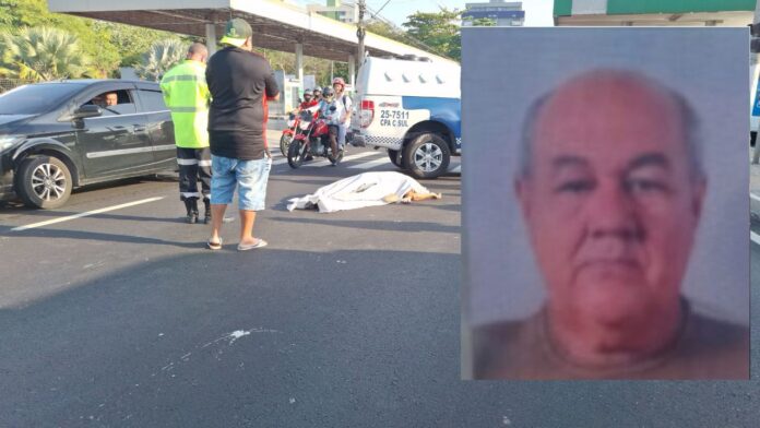 Idoso morre atropelado em Manaus