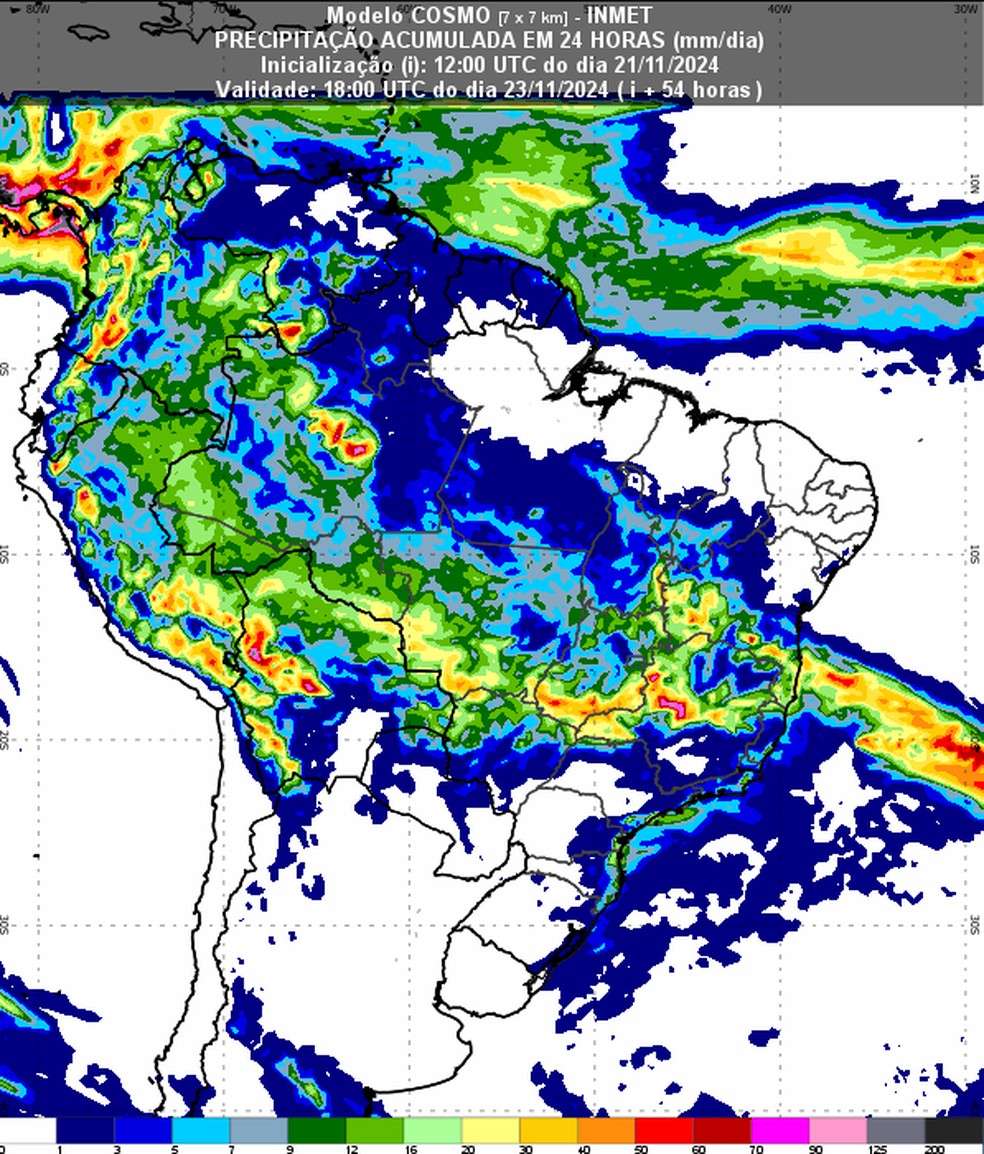 Instabilidade climática Brasil