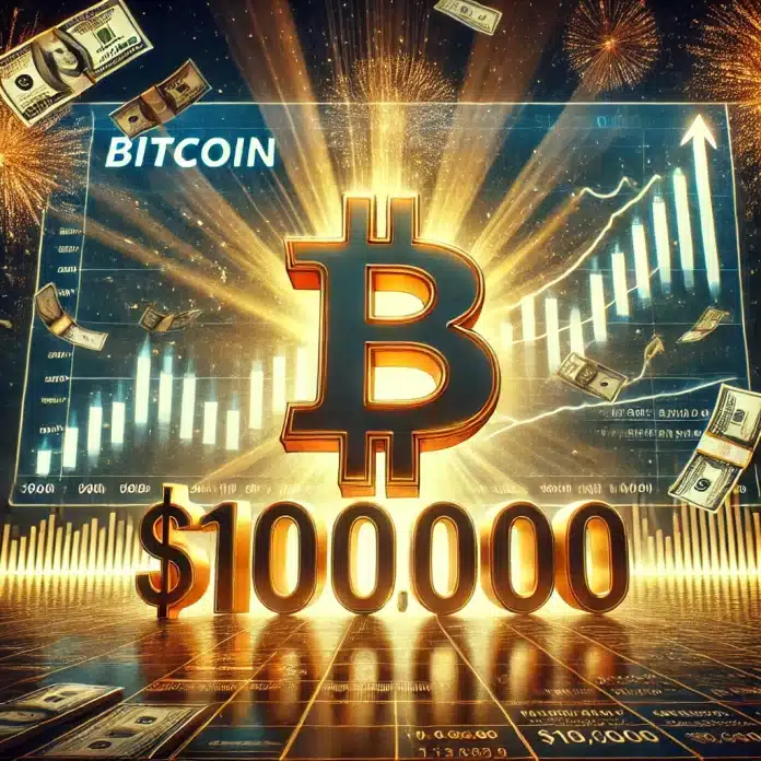 Bitcoin alcança R$ 100 mil, meta Histórica