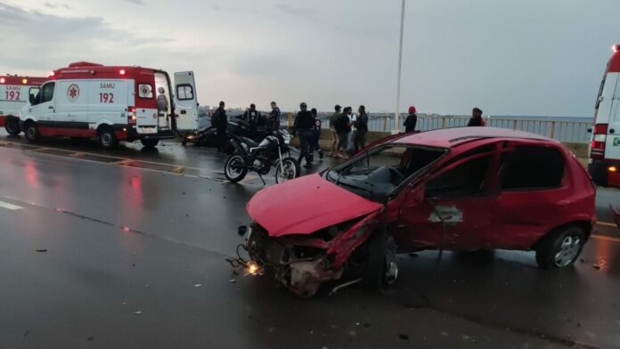 Acidente na Ponte Rio Negro