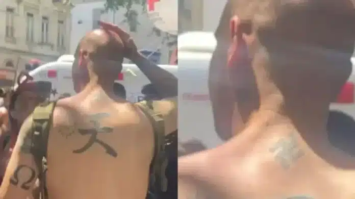 Turista com tatuagem nazista é agredido no Rio