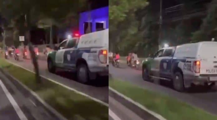 Rolezinho termina em acidente e críticas à PM em Manaus