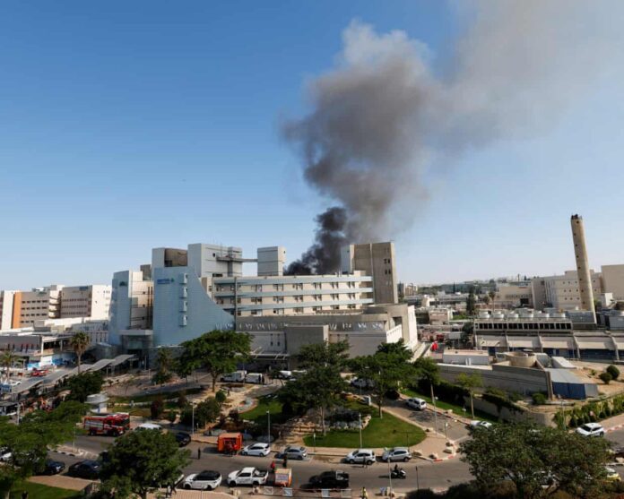 Irã ataca hospital Israel