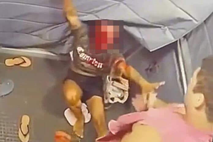 Mulher agredida em elevador