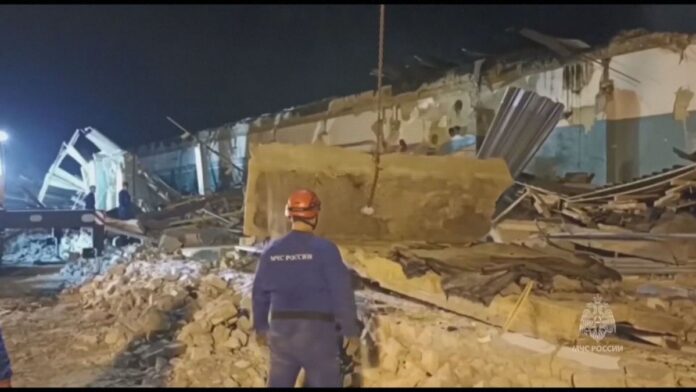 Explosão em fábrica na Rússia