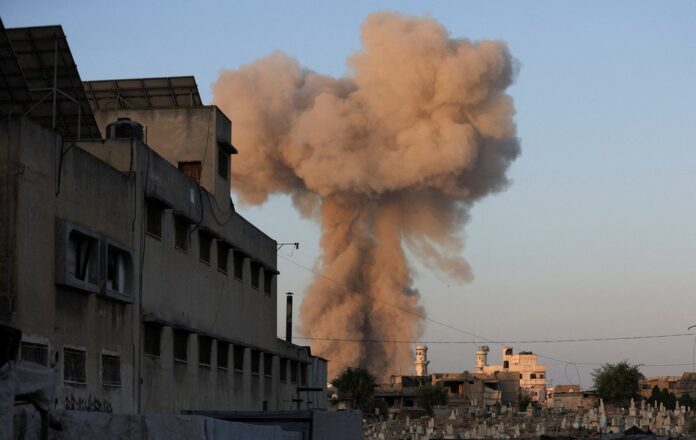 Ataque israelense em Gaza deixa mortos e feridos.