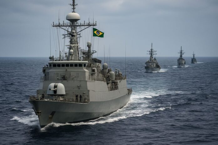 Brasil lidera operação naval contra pirataria